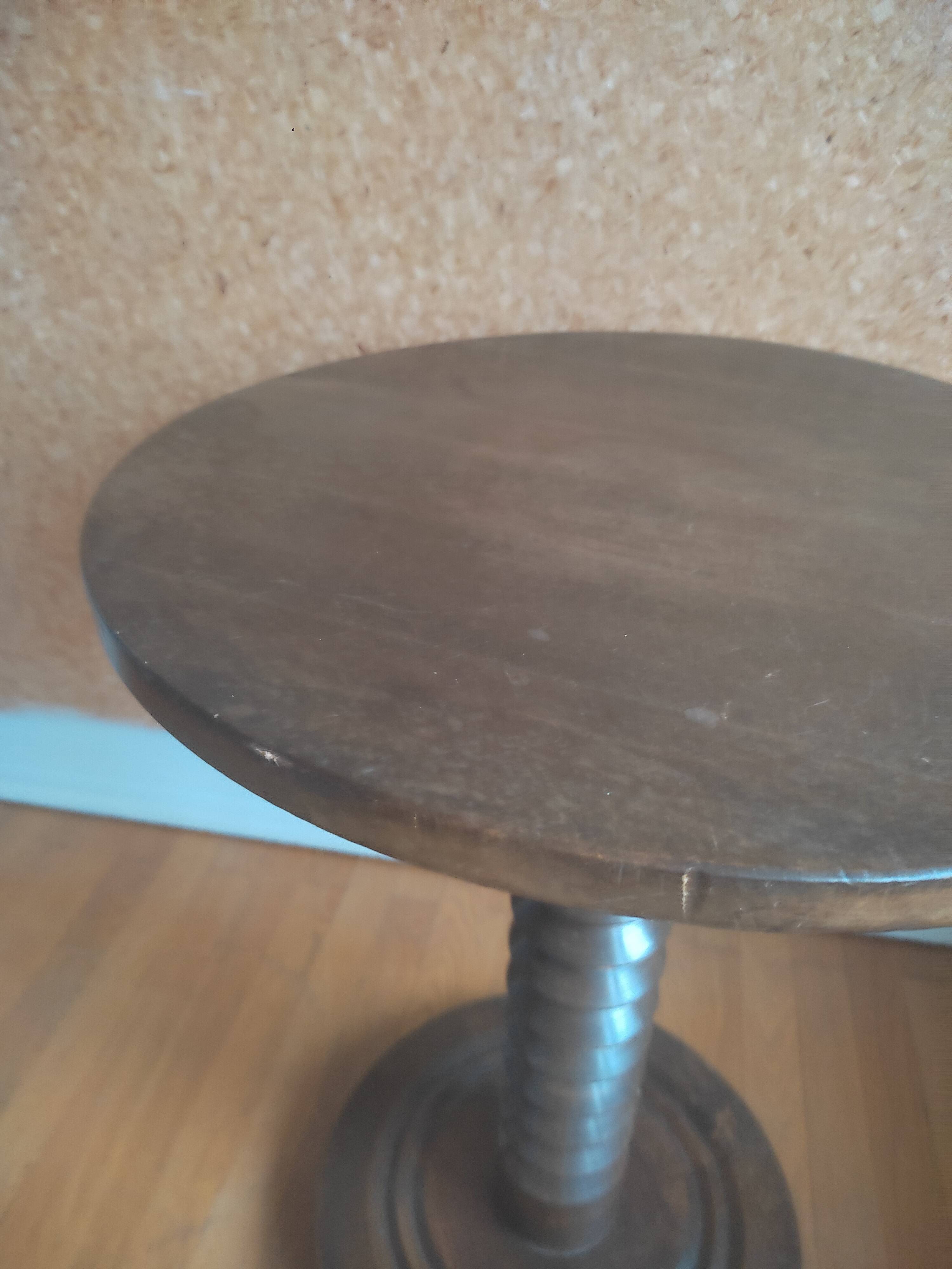 Charles Dudouyt style pedestal table