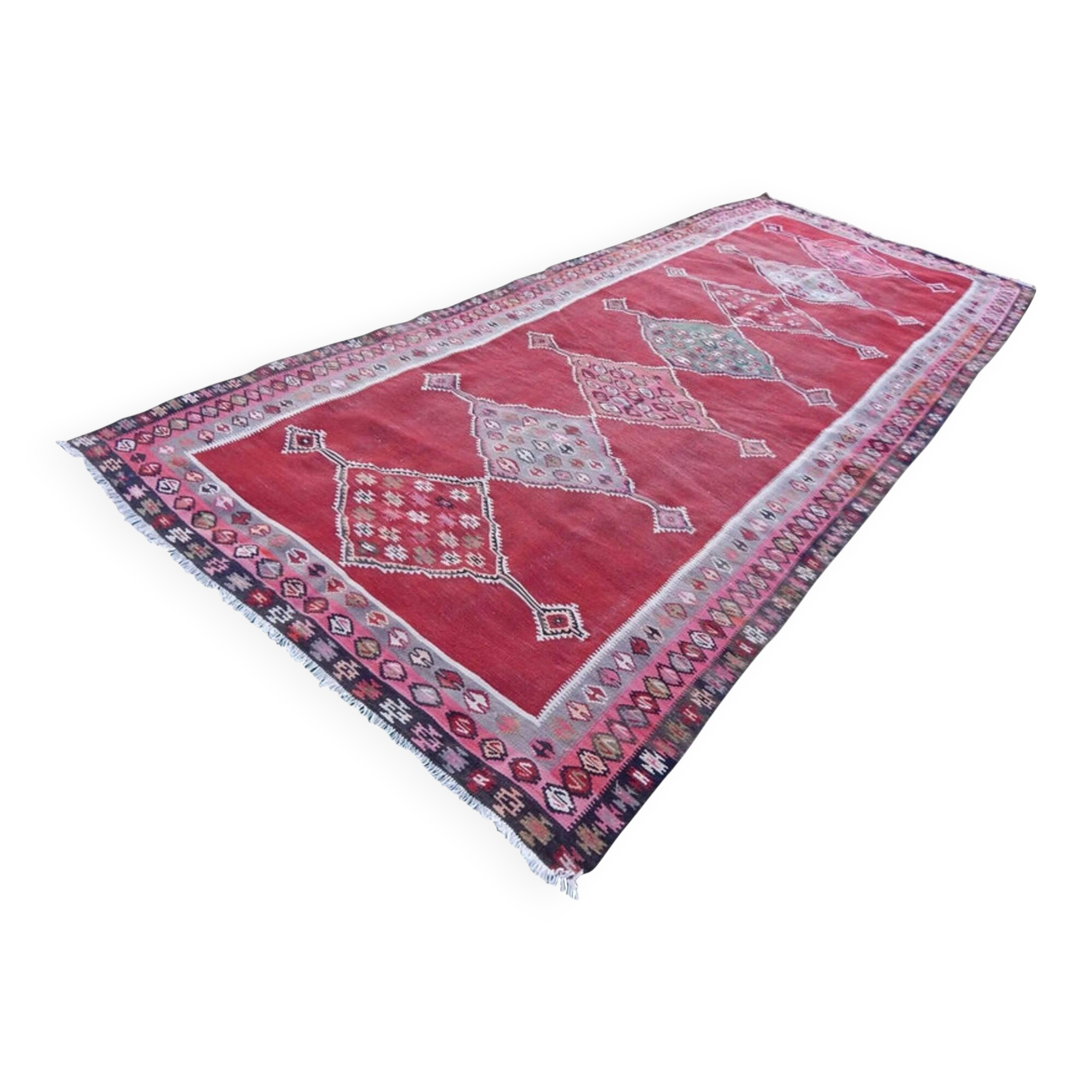 Tapis turc vintage fait main
