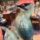 Pair of green porcelain birds by Karl Ens – Germany, 20th century