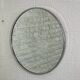 Miroir vintage chromé rond
