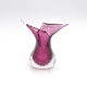 Vase signé Formia - Murano - Sommerso & Bullicante violet - 1970