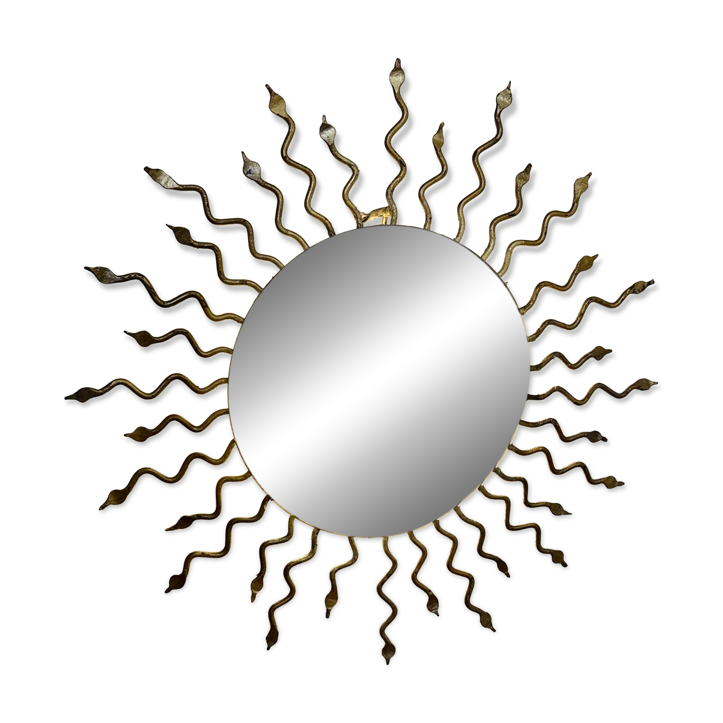 Vintage sun wall lamp