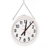 Double vintage station clock