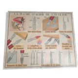 Vintage Rossignol educational display