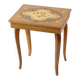 Italian Music Box Wooden Table Sorrento Sankyo