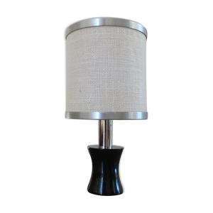 Lampe en résine noire