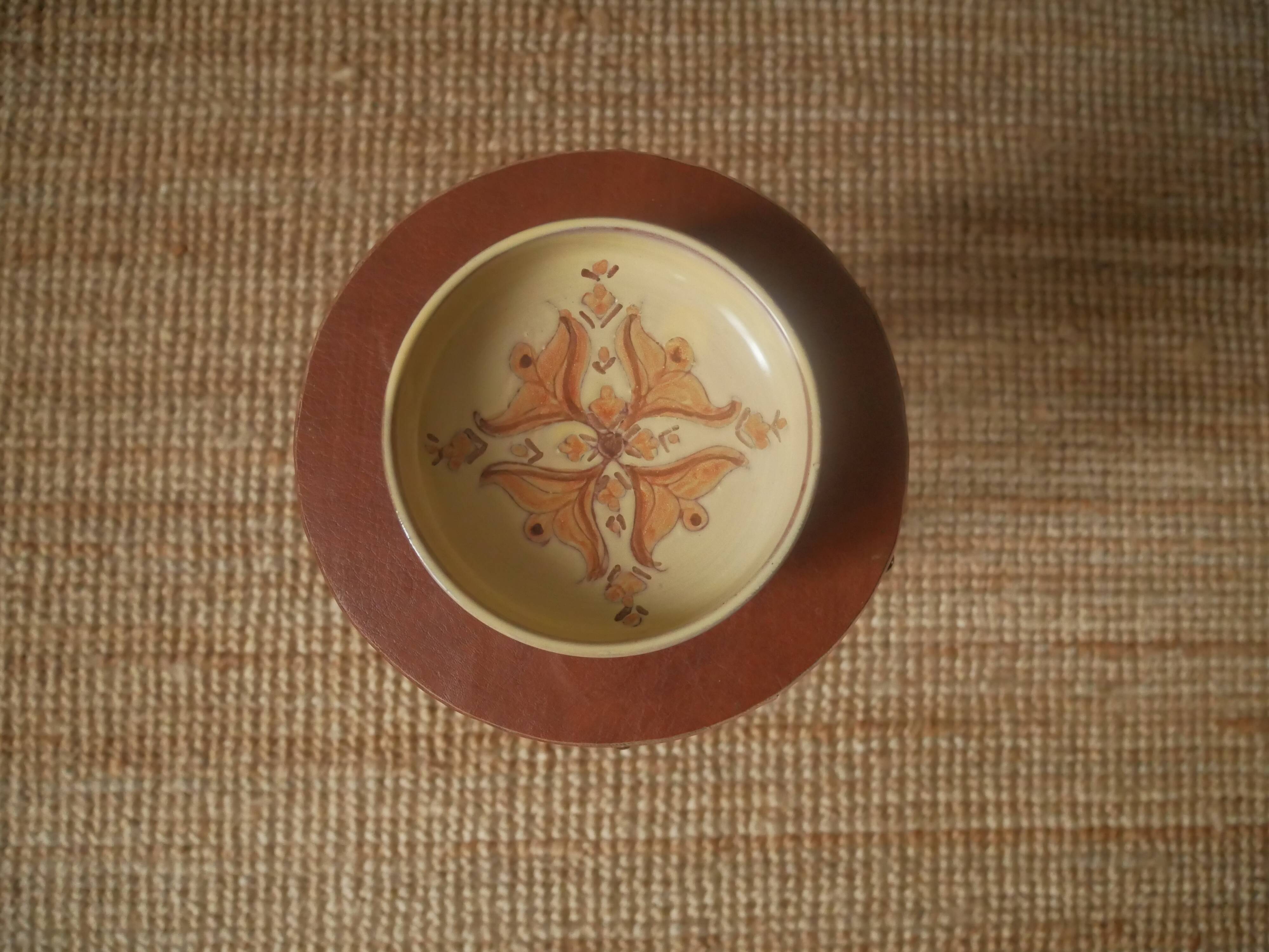 Coupelles décorative céramique artisanale décor ethnique poterie handmade campagne slow