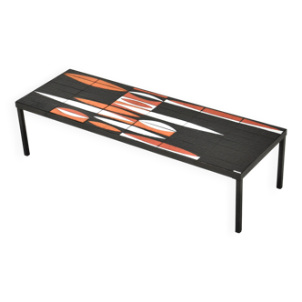 Table basse « Navette » par Roger Capron, 1950s