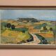 Swedish Oil on Panel “Landscape” by Tage Gavik, Signed, Vintage & Framed