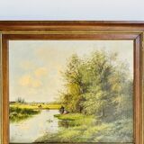 Huile sur toile gérard buysen (xix)