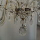 Chandelier with 6 lights and pendants