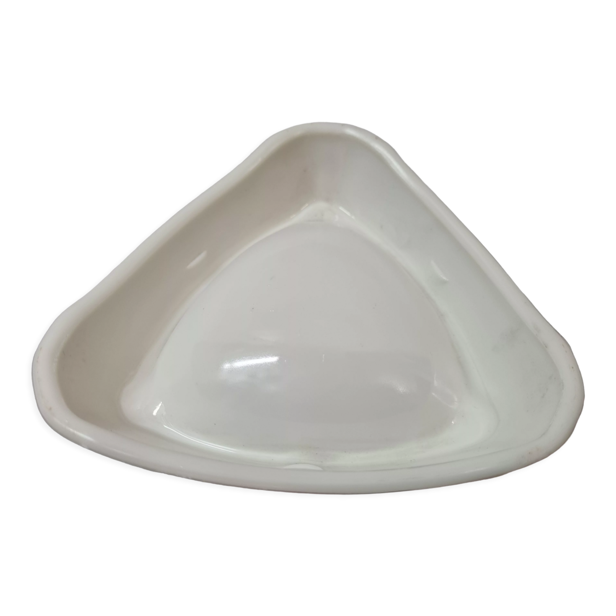 Cendrier triangulaire verre Martini