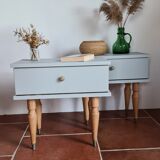 Pair of vintage Scandinavian style bedside tables