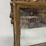 Louis XV mirror in carved and gilded wood, 18th century