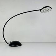 Black Italian desk lamp by C. Zaffaroni Turate, 1980s.