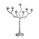 XXL Menorah, aluminium chandelier, 1970s