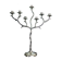 XXL Menorah, aluminium chandelier, 1970s