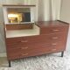 Commode coiffeuse style moderniste années 70