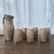 Ceramic pitcher and glasses by Grandjean Jourdan, Vallauris
