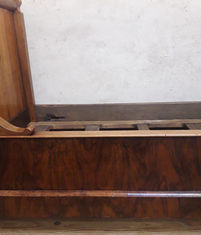 Louis philippe bed in walnut