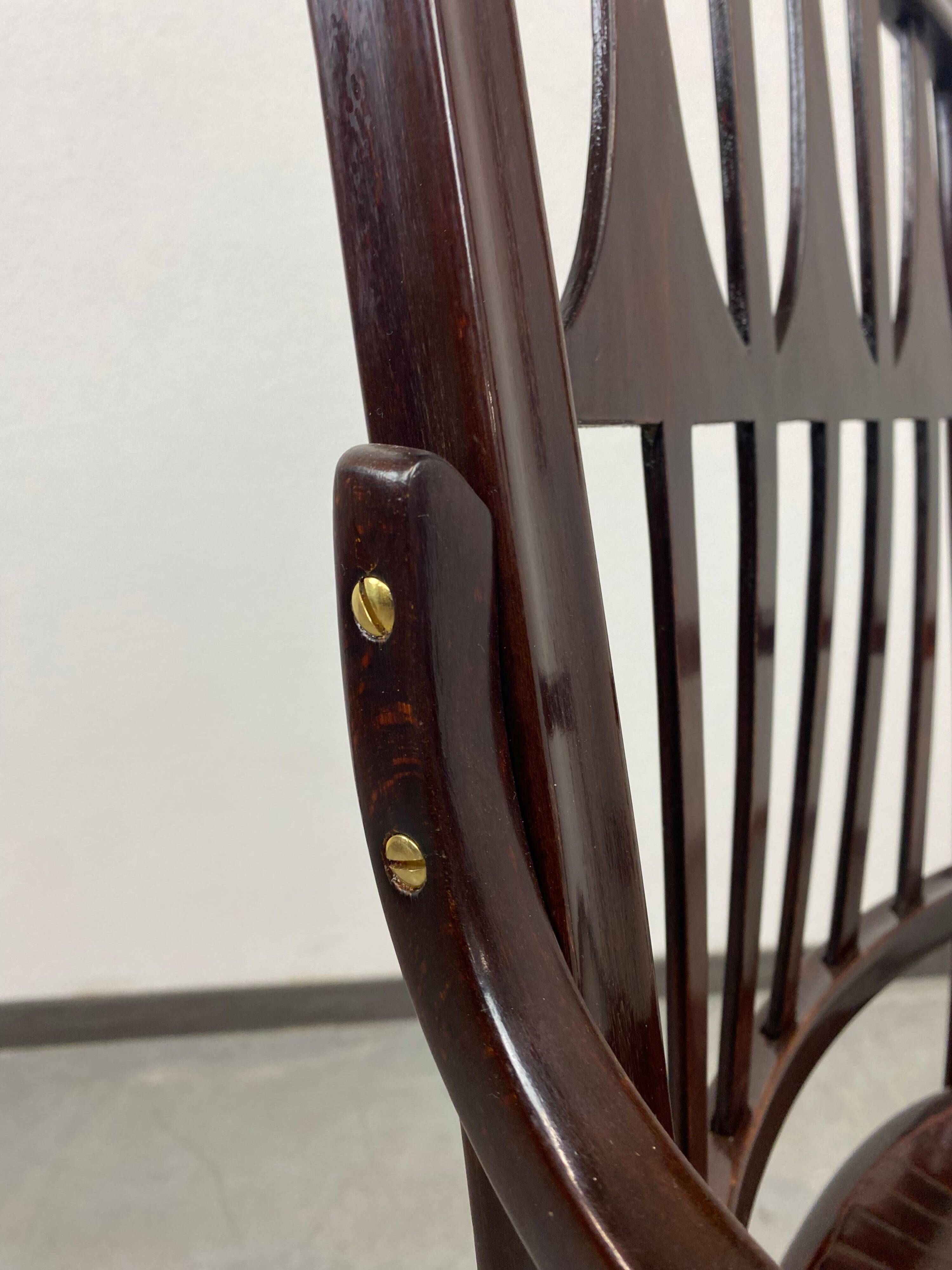 Office chair Secession nr.327 by Koloman Moser for J.&J.Kohn