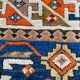 Kazak old Caucasian carpet 98x135 cm