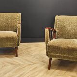 Two mid century armchairs