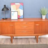 Restored Retro Teak 1960s Jentique Sideboard Cabinet