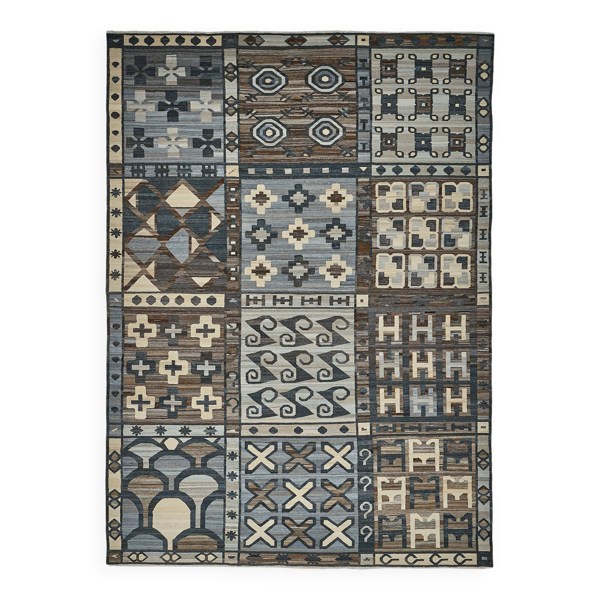 Contemporary Tribal Decorative Kilim 313 cm x 428 cm