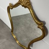 Gilded mirror carved wood, shell, classic style