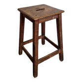 Wooden workshop stool