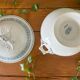 Antique earthenware soup tureen from Saint-Amand (North)