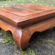 Small opium table, pot holder, teak, vintage