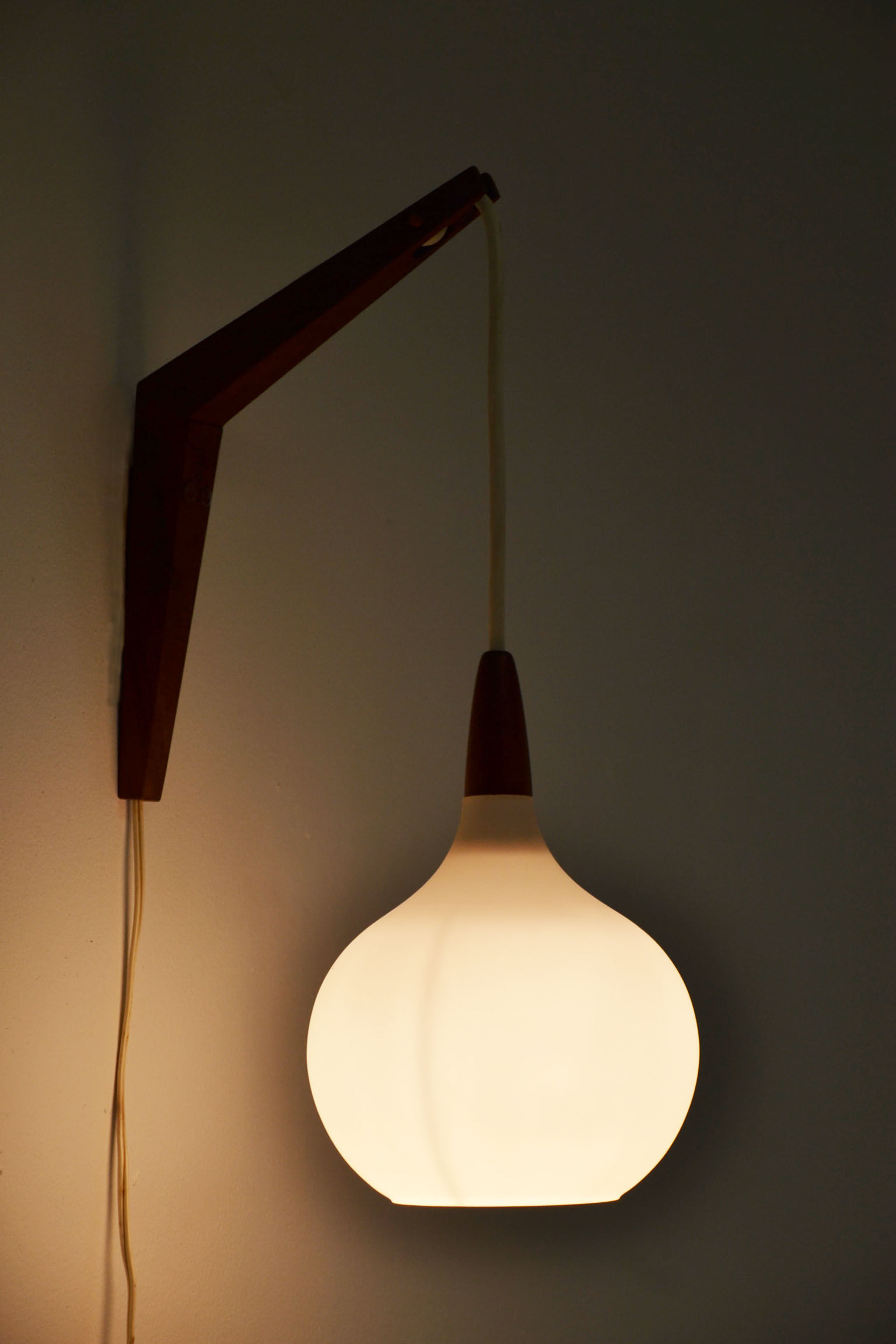 Louis Kalff gallows wall lamp by Philips