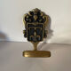 Brass hook fleur-de-lys decoration