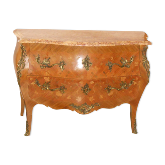 Curved chest of drawers Louis XV style