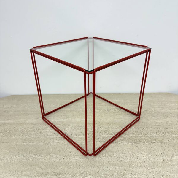 Table d'appoint isocèle de Max Sauze, années 1970