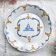 Antique French Earthenware Plate 18th Century NEVERS Landscape Motif