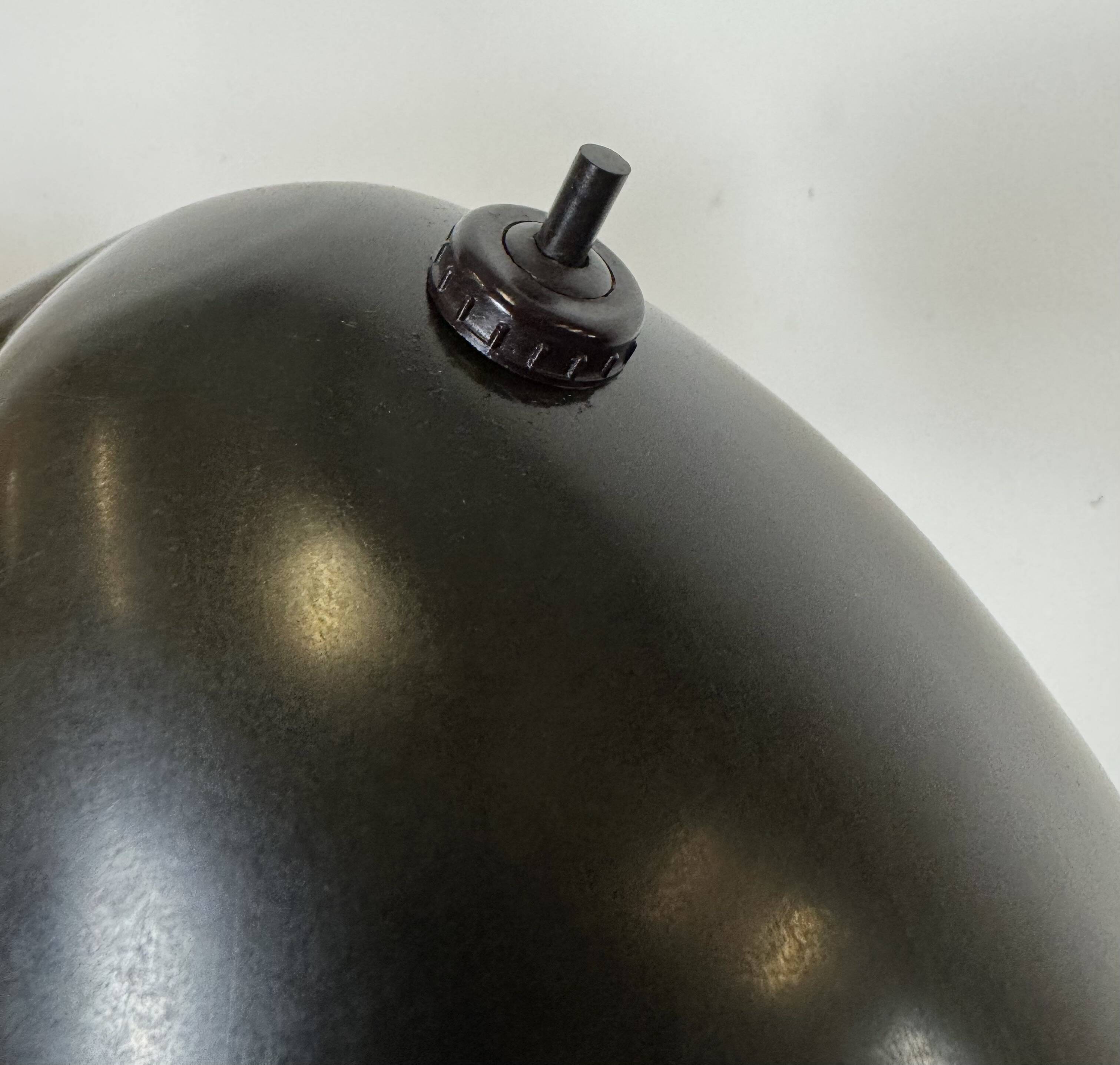 Grey Industrial Scissor Wall Lamp from Elektroinstala, 1960s