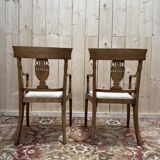 Paire de fauteuil de style Louis XVI - Directoire