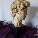 Bust of David signed Santini