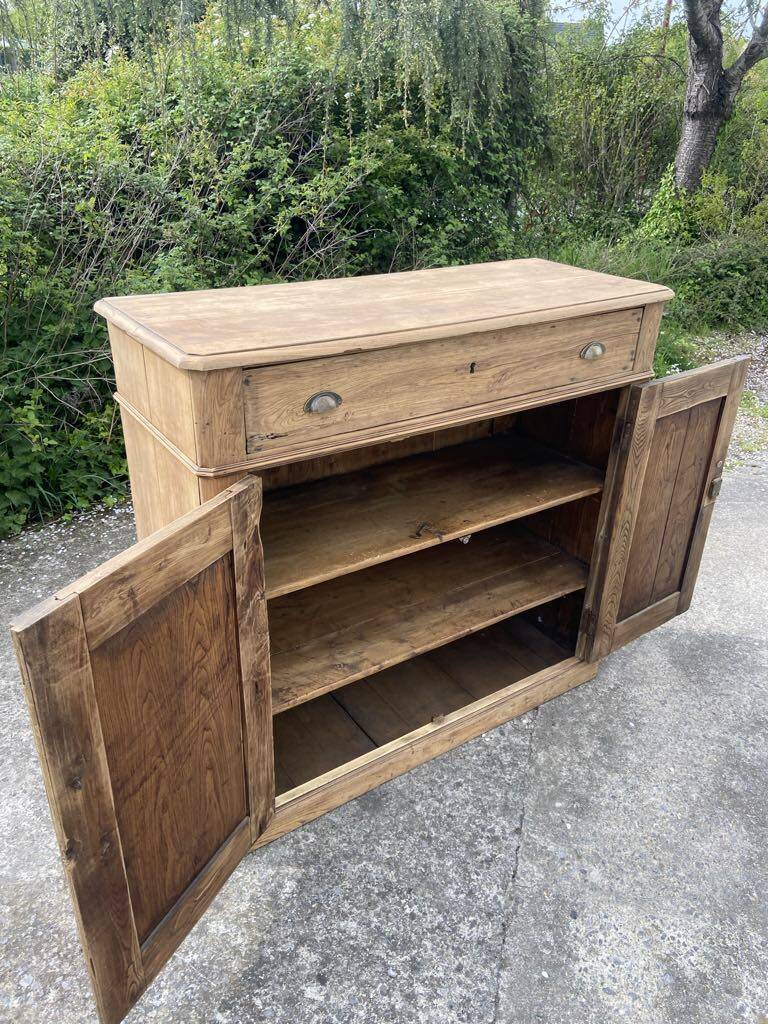 Parisian sideboard in raw wood