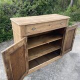 Parisian sideboard in raw wood