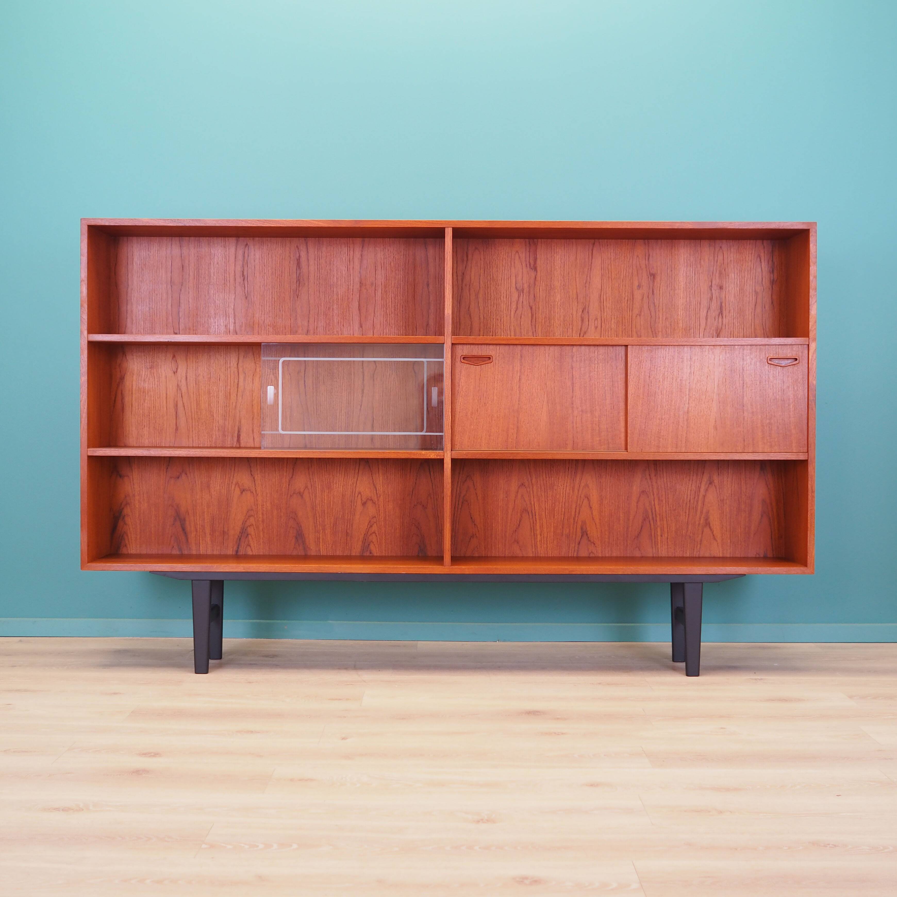 Teak bookcase, Danish design, 1970s, manufacturer: Clausen & Søn