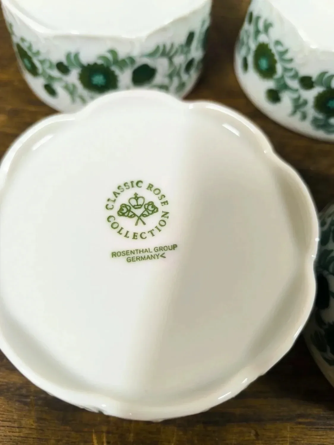 Set of 6 Rosenthal Monbijou Bowls Ramekins Decor Giscard Vintage Porcelain