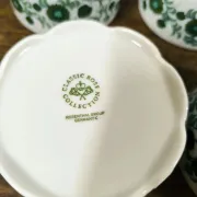 6 Rosenthal Monbijou ramekins with Giscard decoration, vintage porcelain.
