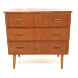 Scandinavian teak chest of drawers, Sweden, 1960