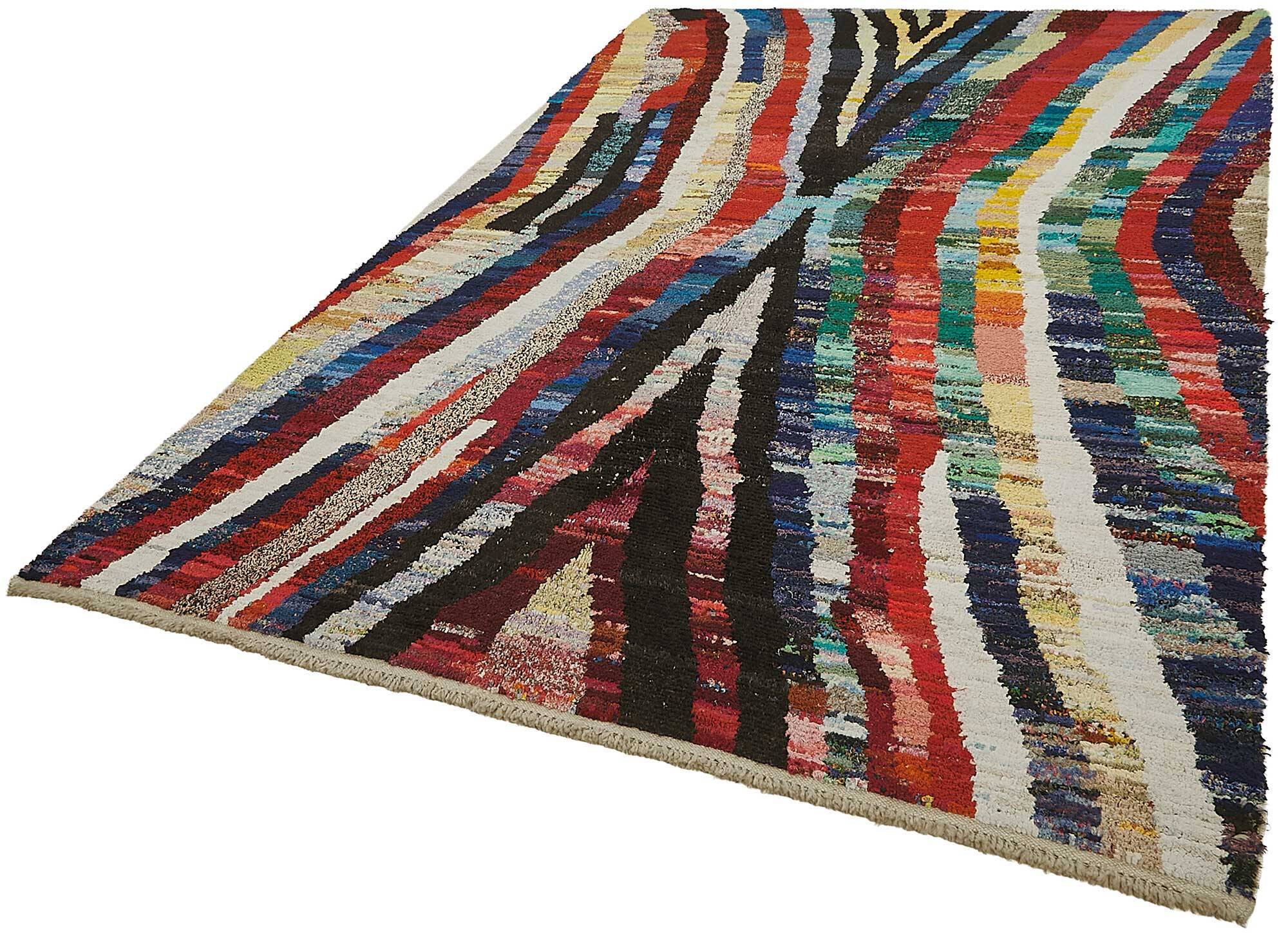 Handwoven Turkish Recycled Boho Rug 210 cm x 315 cm
