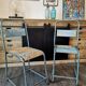 Pair of industrial bistro chairs