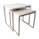 Pair of vintage pull-out tables from the 70s